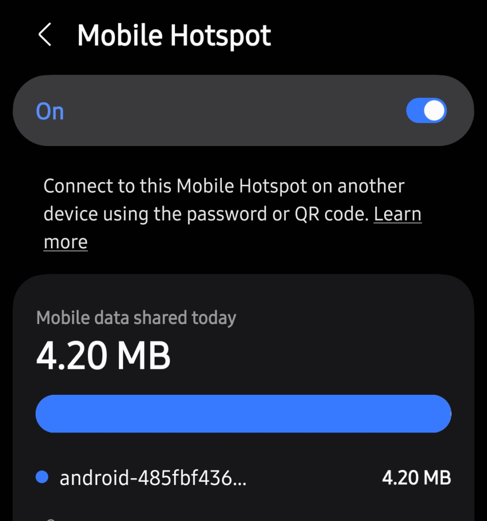 Turn on mobile hotspot to watch YouTube unblocked at school using cellular data