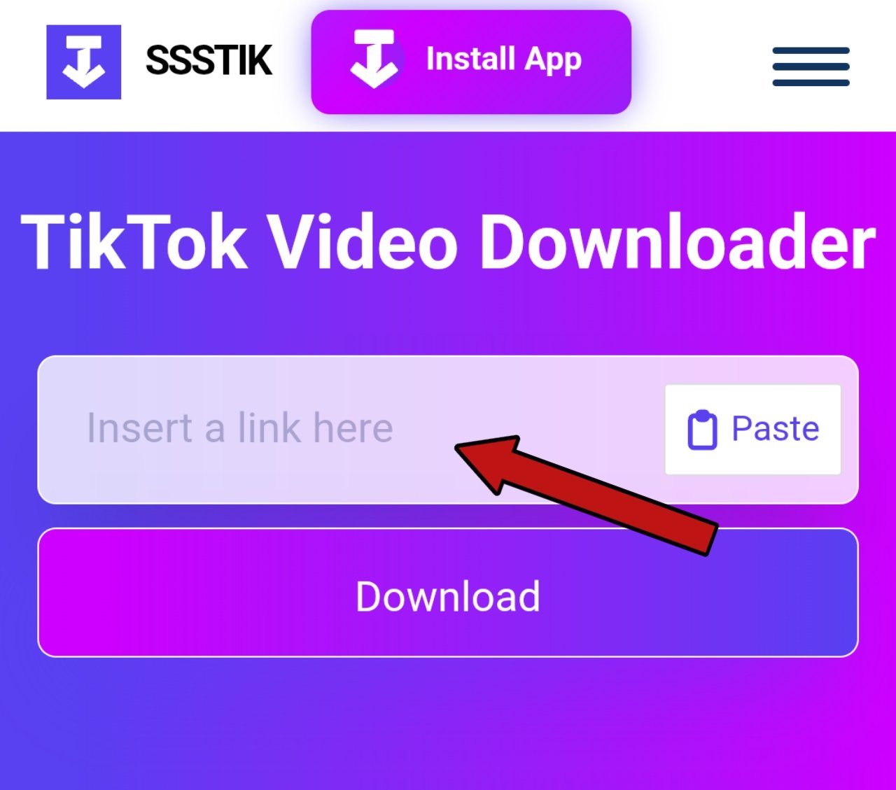 How to post TikTok to Reels without watermark using SSSTik downloader