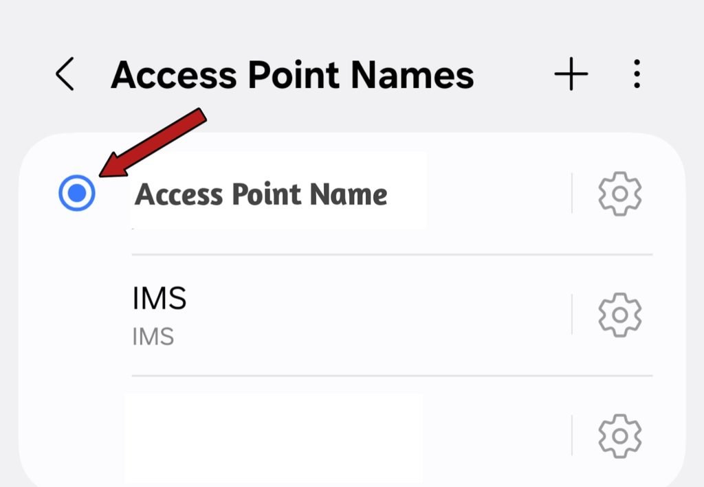 APN Settings step 2